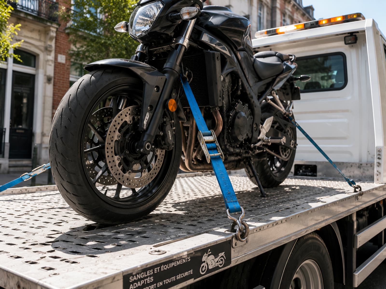 Remorquage moto Bruxelles
